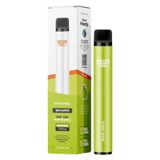 Orange County CBD Vape Pen Sour Apple, 250mg CBD + 250mg CBG, 3 ml