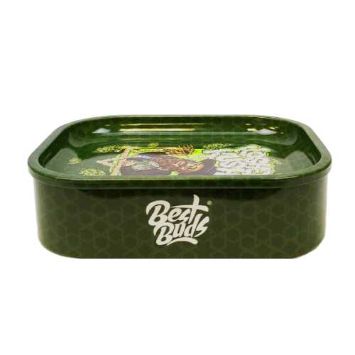 Rolling Tray with Storage, Kosher Kush