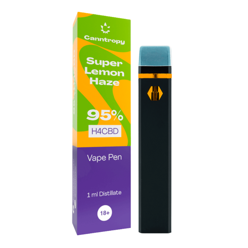 H4CBD Vape Pen Super Lemon Haze, 95 %, 1 ml
