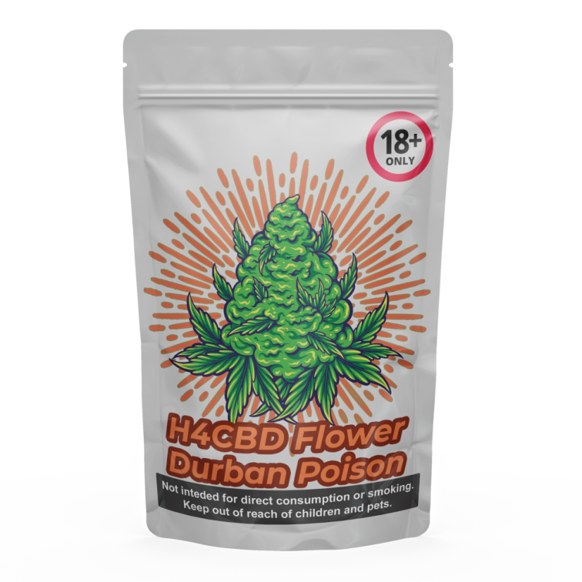 H4CBD Virág Durban Poison 60% - Összeg (g): 1
