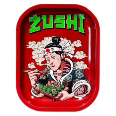 Zushi Metal Rolling Tray Small, 14x18 cm