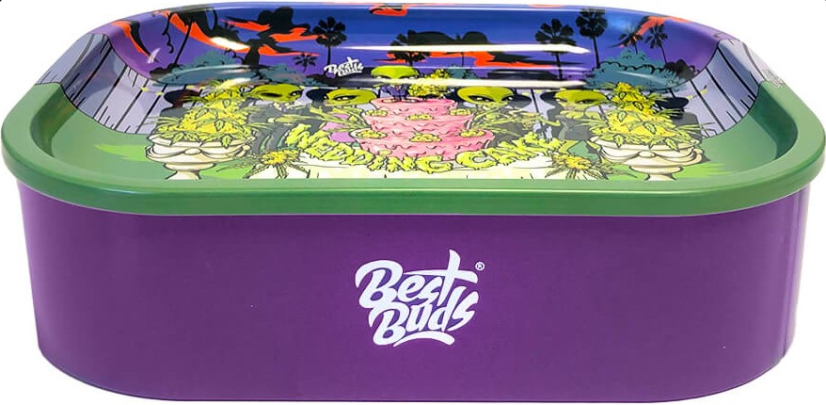 Rolling Tray with Storage, Wedding Cake