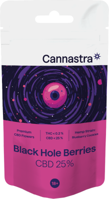 CBD Flowers Black Hole Berries, CBD 25 %