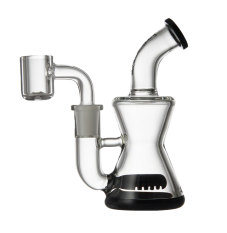 Groove Micro Hourglass Rig, Clear and Black