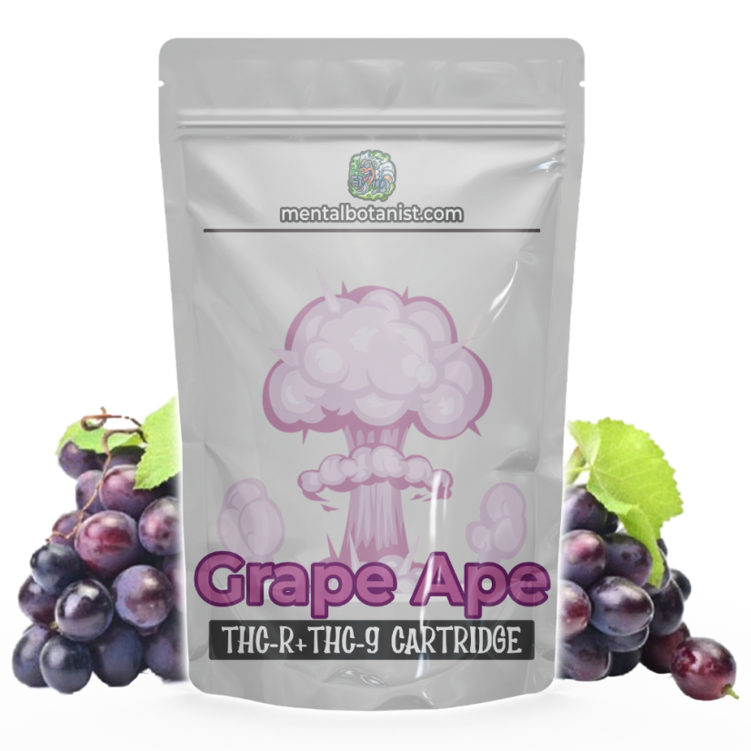 THC-R & THC-9 Cartridge Grape Ape, 1ml