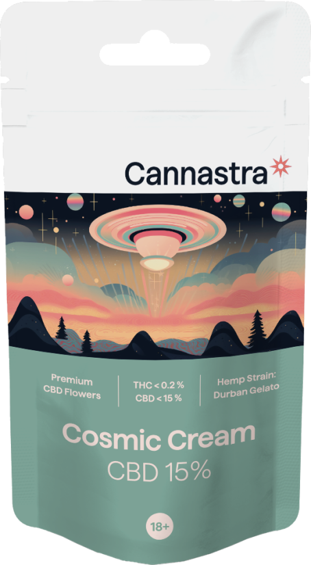 CBD Flowers Cosmic Cream, CBD 15 % - Amount (g): 5