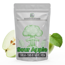 THC-R & THC-9 Vape Pen Sour Apple, 1ml