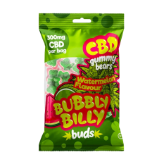 Watermelon CBD Gummy Bears, 10 gummies (300 mg)
