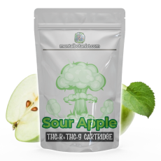 THC-R & THC-9 Cartridge Sour Apple, 1ml