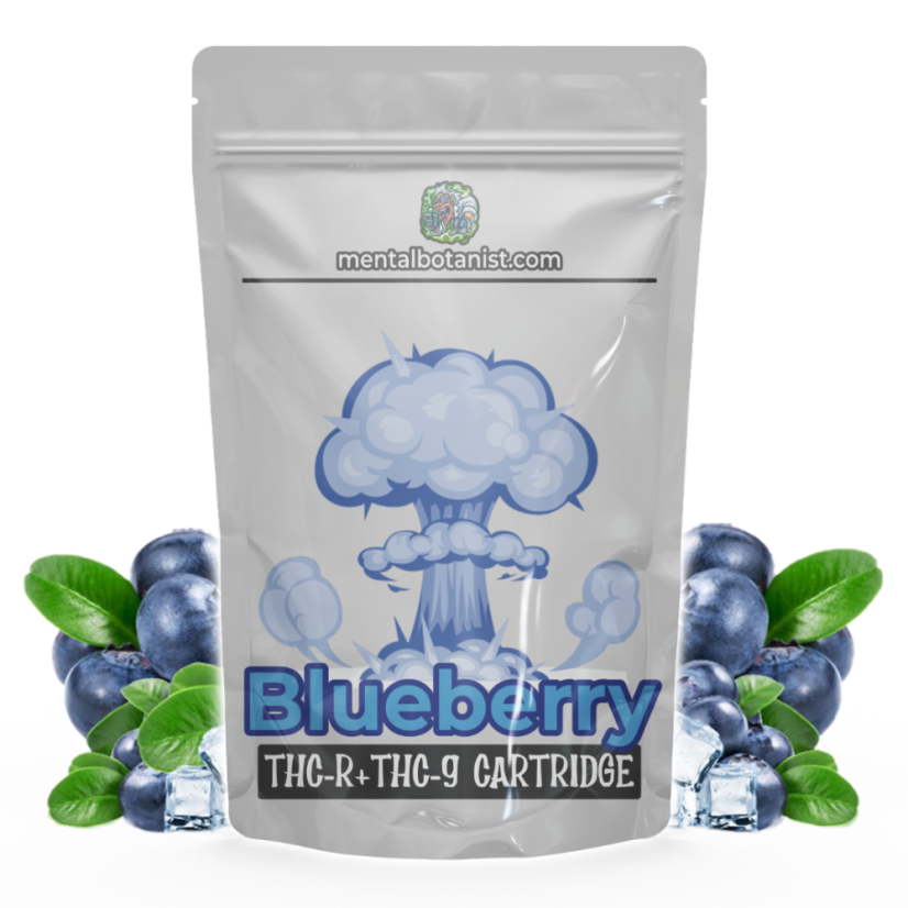 THC-R & THC-9 Cartridge Blueberry, 1ml