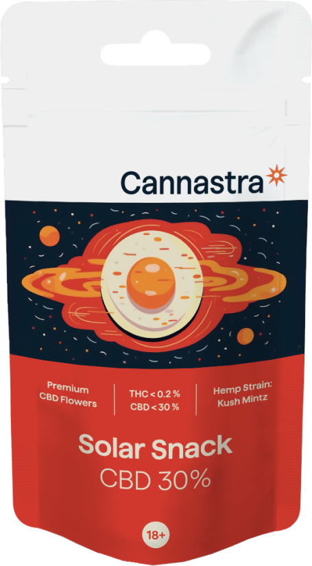 CBD Flowers Solar Snack, CBD 30 % - Amount (g): 3 CBD Flowers Solar Snack, CBD 30 % - Amount (g): 3