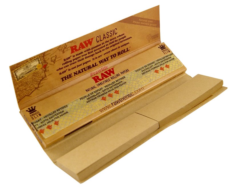 Papers with filters RAW King Size Slim 110 mm