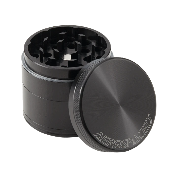 Grinder 4-piece, 50 mm, Black