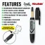 Permanent Marker Penjamin Cart Battery, Negru