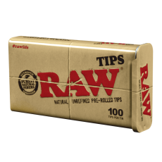 RAW Pre-rolled Tips Tin (100 pcs)